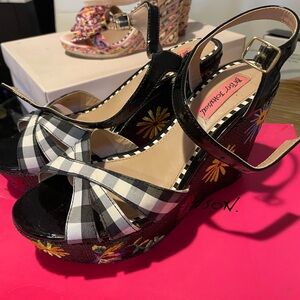 Betsey Johnson Wedge Sandals